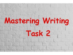 همایش Mastering Writing Task 2
