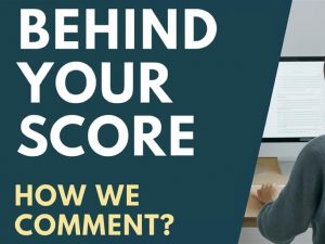 behind your score