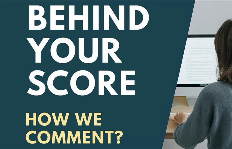 behind your score
